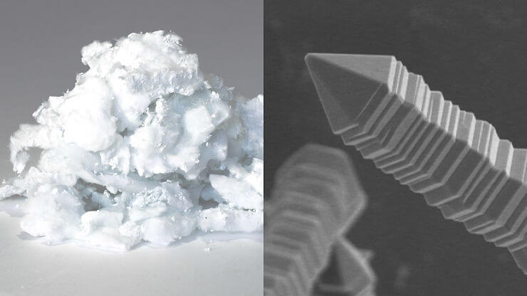 【画像】繊維状窒化アルミニウム単結晶